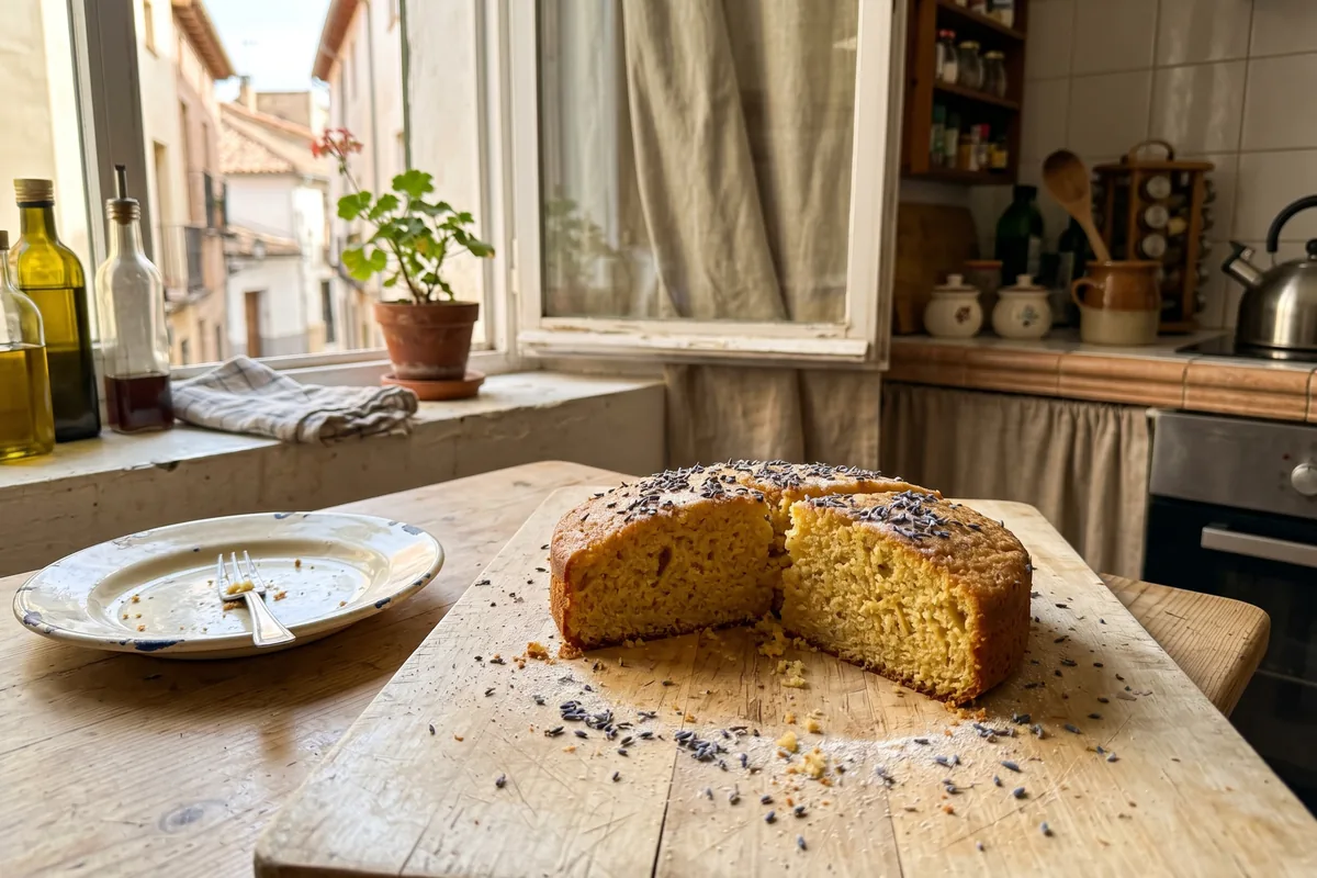 Tarta de lavanda y miel, el postre de los domingos lentos